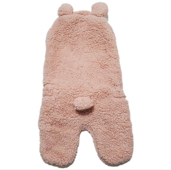 Baby Girl's Cute Cotton Plush Receiving Blanket Sleeping Wrap Swaddle - Picture 4 of 10